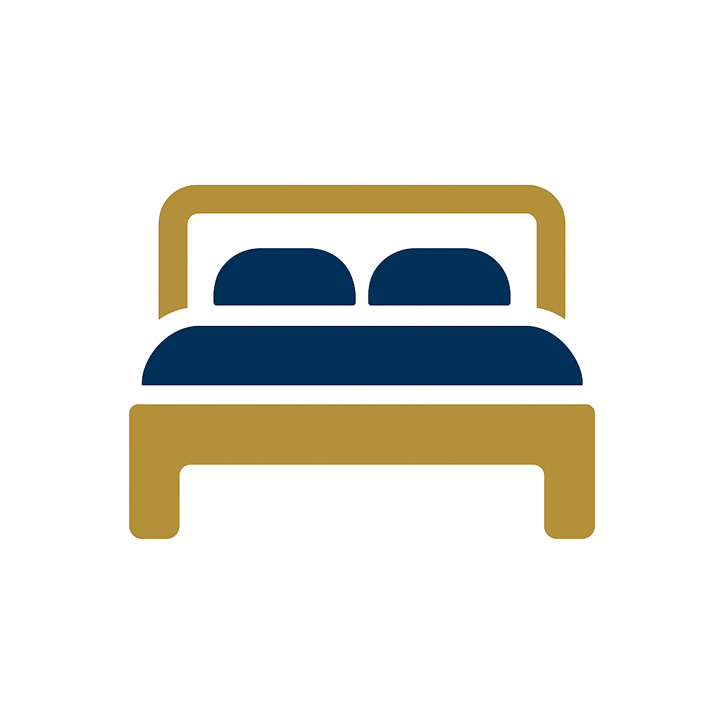 Icono meta de la propiedad Habitaciones.