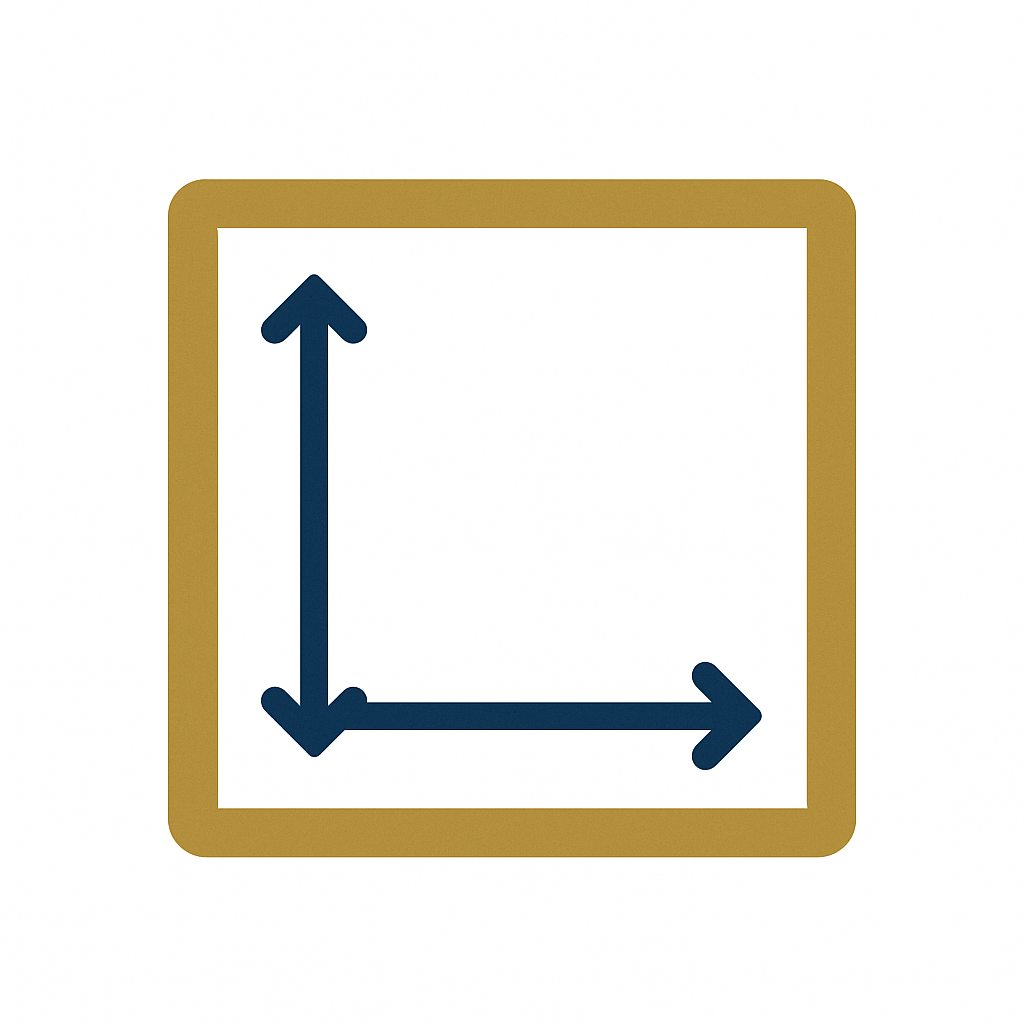 Icono meta de la propiedad Tamaño del Área.